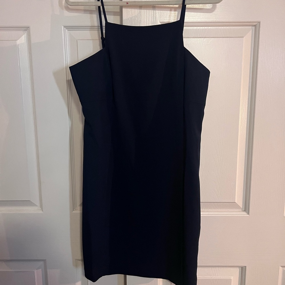 Bcbgeneration Womens Navy Blue Sleeveless Spaghetti Strap Mini